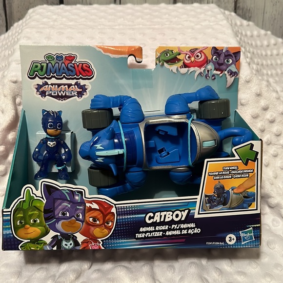 PJ Masks Animal Power Catboy Animal Rider Toy Car With Catboy Figure – Deluxe Vehicle, Hero ID Compatible, For Ages 3+ - View #2